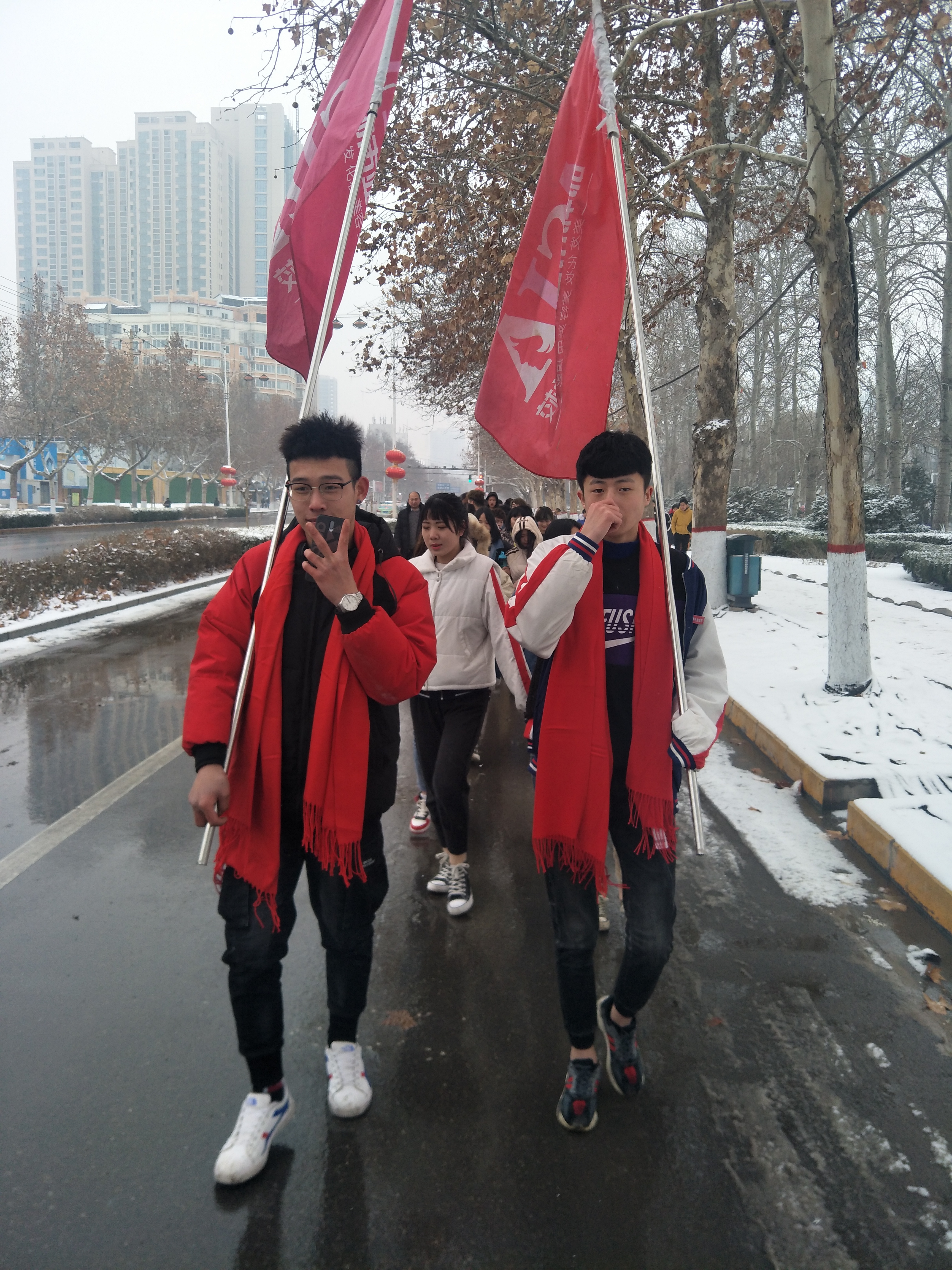 新春开学踏雪游